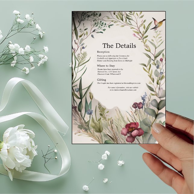 Tarjeta de detalles del anillo de flores y ramas B (Subido por el creador)