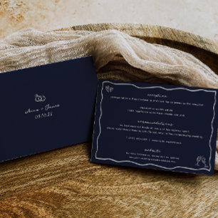 Tarjeta de detalles del Boda de Doodle dibujado a 