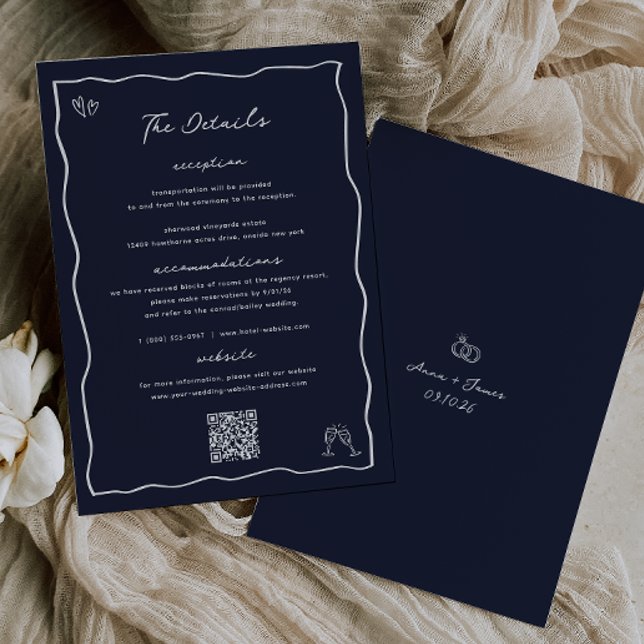 Tarjeta de detalles del Boda de Doodle dibujado a  (Subido por el creador)