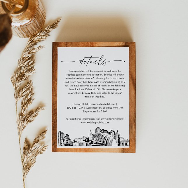 Tarjeta de detalles del Boda de línea aérea Kansas (Subido por el creador)