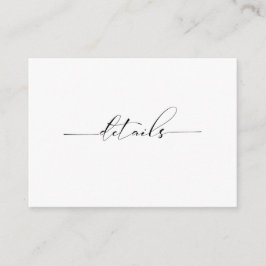 Tarjeta de detalles del Boda de TIPOGRAFÍA DE CALI