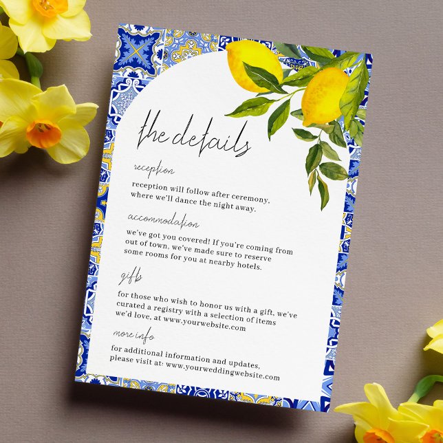 Tarjeta de detalles del Boda del Boho Arch del Med (Subido por el creador)