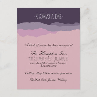 Tarjeta de detalles del Boda "Mountain Range" 4.25