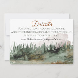 Tarjeta de detalles del Boda Mountain View