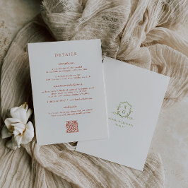 Tarjeta de detalles del Boda VERONA Sunset Naranja