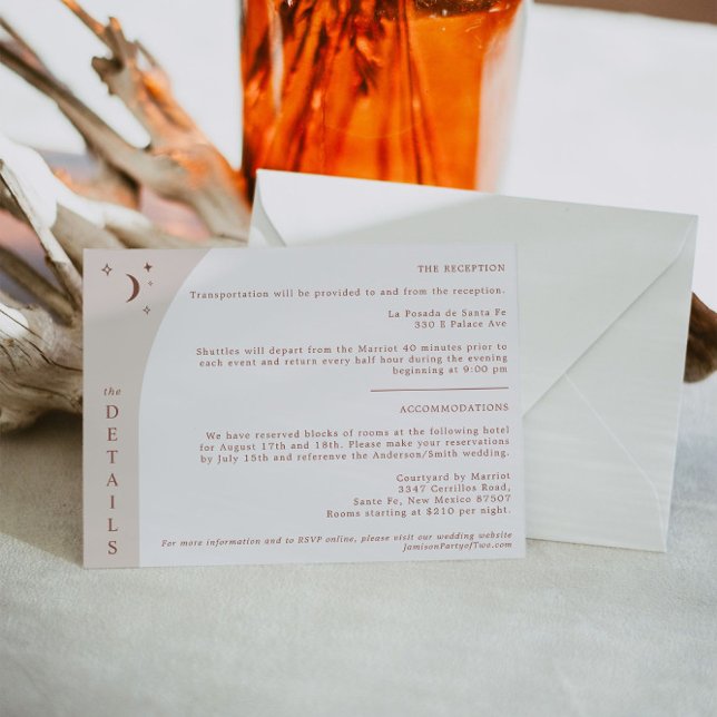 Tarjeta de detalles del Boho Moon & Stars Terracot (Subido por el creador)
