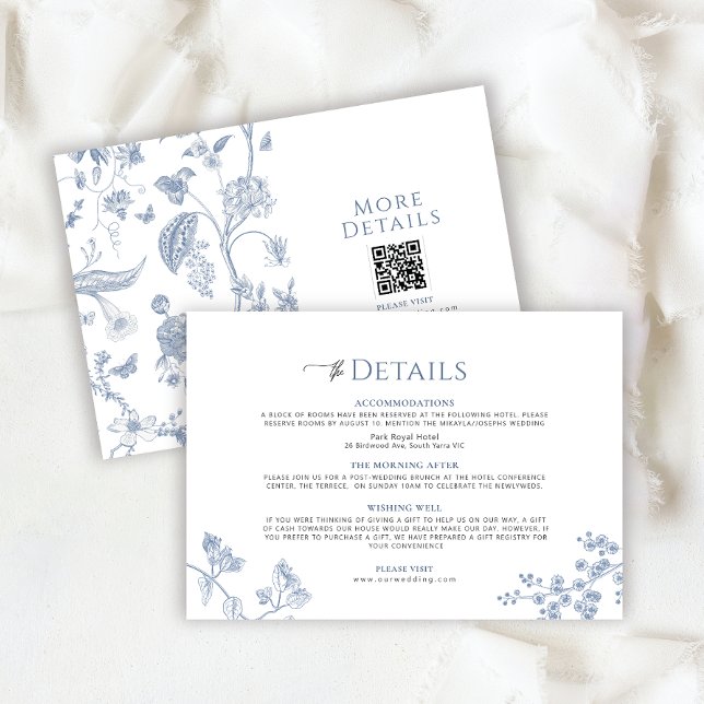 Tarjeta de detalles del Jardín francés azul VICTOR (Subido por el creador)