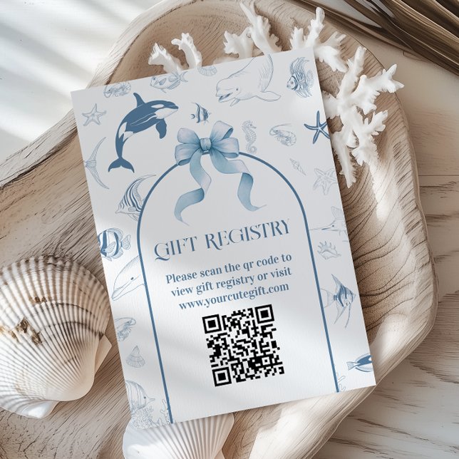 Tarjeta de detalles del Registro de Baby Shower de (Subido por el creador)