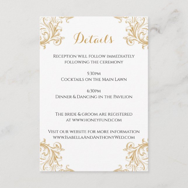 Tarjeta de detalles del sol enredado (Anverso)