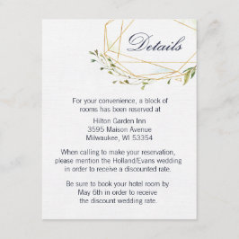 Tarjeta de detalles Geo Envy