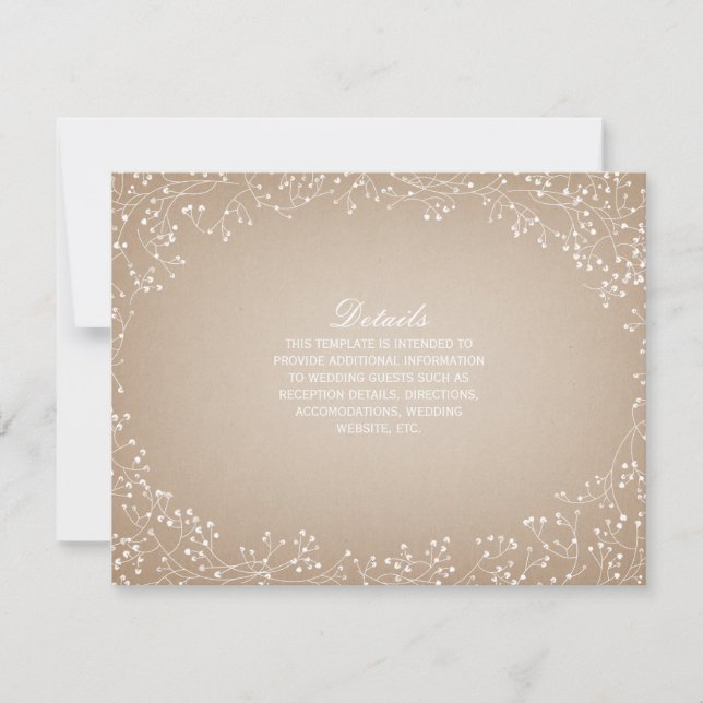 Tarjeta de Detalles Inspirados en Cartulina y Alie (Anverso)