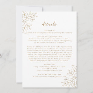 Tarjeta de detalles Mínima de Florencia de Cerezo 