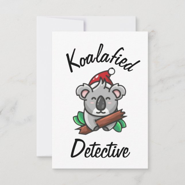 Tarjeta de detective Koalafied (Anverso)