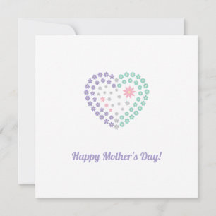 Tarjeta de devoción floral de personalizable