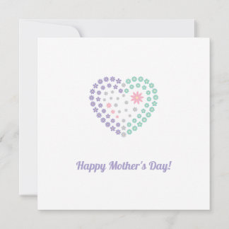 Tarjeta de devoción floral de personalizable