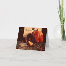 Tarjeta de Día de Acción de Gracias