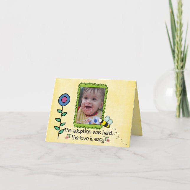 tarjeta de día de adopción (Anverso)