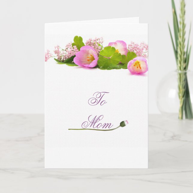 Tarjeta de Día de la Madre (Anverso)