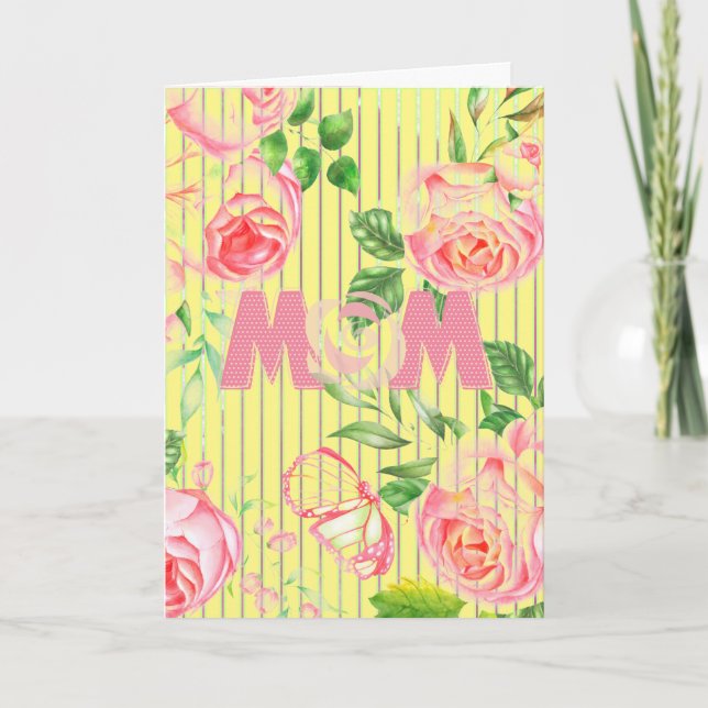 Tarjeta de Día de la Madre (Anverso)