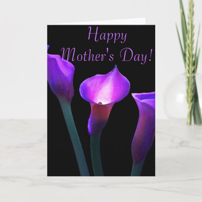 tarjeta de Día de la Madre (Anverso)