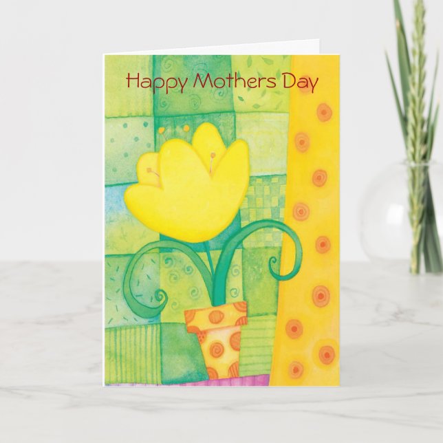 Tarjeta de Día de la Madre (Anverso)
