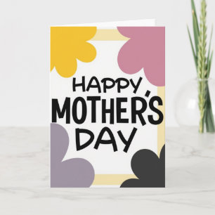 Tarjeta de Día de la Madre Abstracta Hue