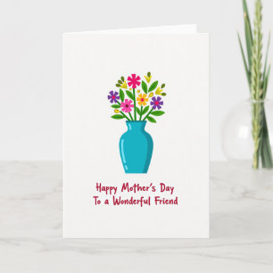 Tarjeta de Día de la Madre Amiga Botánica