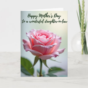Tarjeta de Día de la Madre Amor Rosa Floral