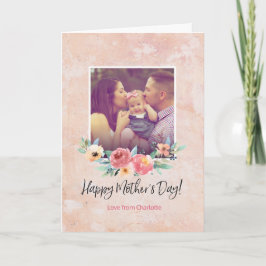 Tarjeta de Día de la Madre con foto personalizada