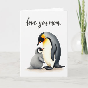 Tarjeta de Día de la Madre de Avestruz