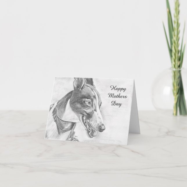Tarjeta de Día de la Madre de Greyhound (a447) (Anverso)