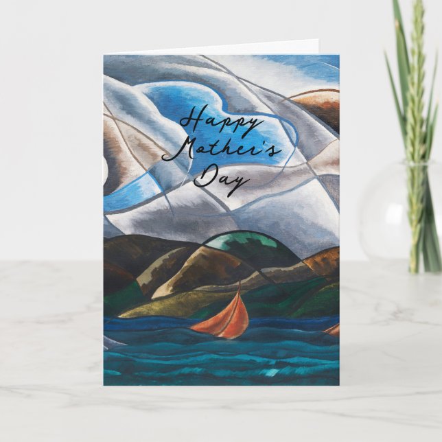 Tarjeta de Día de la Madre de personalizable 🎨 Ed (Anverso)