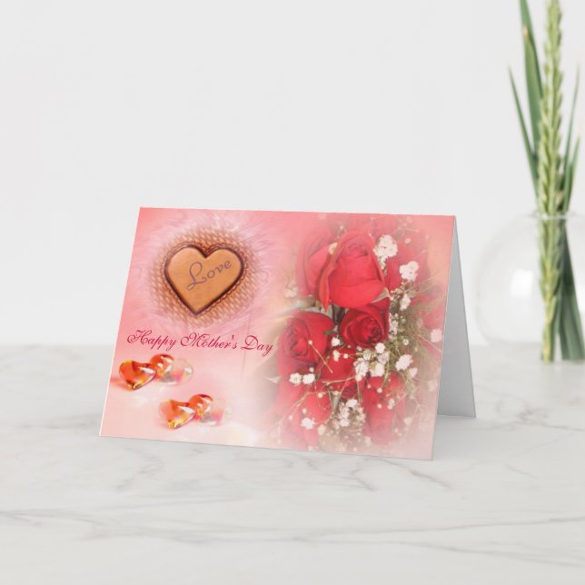 Tarjeta de Día de la Madre del Amor (Anverso)