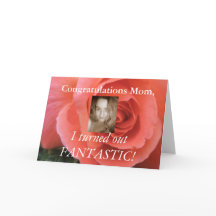 Tarjeta de Día de la Madre divertida - ¡Añade tu p