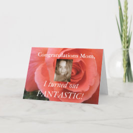 Tarjeta de Día de la Madre divertida - ¡Añade tu p