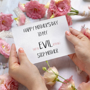 Tarjeta de Día de la Madre divertida - Step Mom