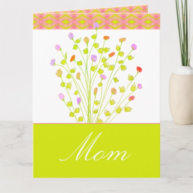 Tarjeta de Día de la Madre especial sólo para mamá (Anverso)
