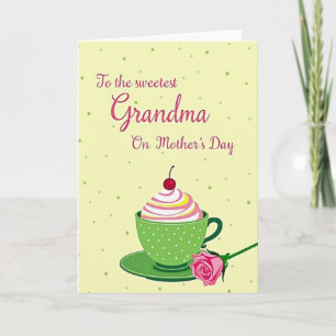 Tarjeta de Día de la Madre Floral Rose Delight