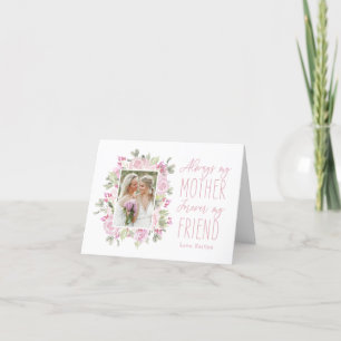 Tarjeta de Día de la Madre fotográfico Mi Madre Mi