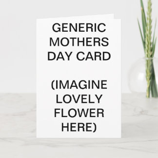 TARJETA DE DÍA DE LA MADRE GENÉRICA