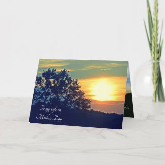 Tarjeta de DÍA DE LA MADRE HUSBAND TO WIFE