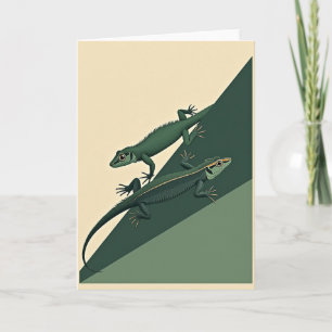Tarjeta de Día de la Madre Lagarto Dulce