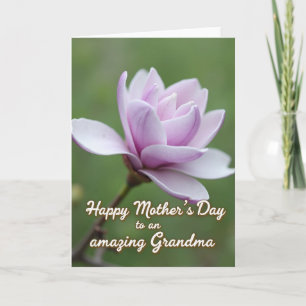 Tarjeta de Día de la Madre Lavanda Rosa