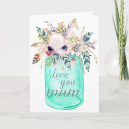 Tarjeta de Día de la Madre Love You