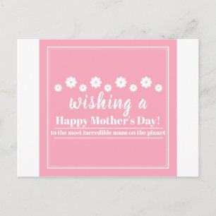 Tarjeta de Día de la Madre, mejor mamá de todos lo