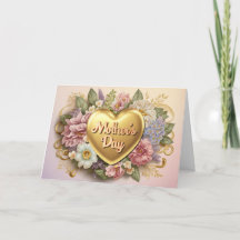 tarjeta de Día de la Madre moderna