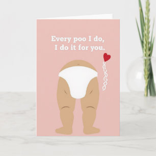 Tarjeta de Día de la Madre para bebé