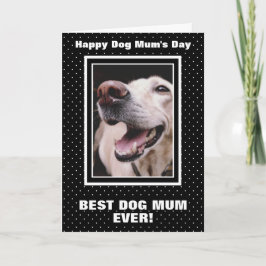 Tarjeta de Día de la Madre para Mamá de perro