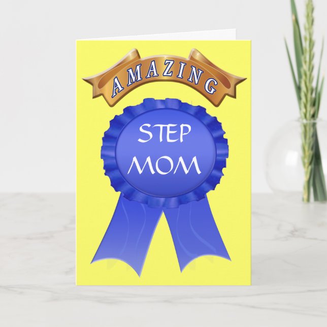 Tarjeta de Día de la Madre para Stepmoms - Amazing (Anverso)