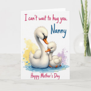 Tarjeta de Día de la Madre Patitos Dulces